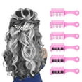 thumbnail image 4 of New Hair Chalk Comb for Girls Kids, Washable Temporary Hair Color Dye for Kids Age 5 6 7 8 9 10+ Birthday Party Gift Cosplay DIY, Children's Days (White, Black), 4 of 8