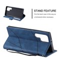 thumbnail image 4 of Dteck for Samsung Galaxy S23 Ultra Wallet Case with RFID Blocking Card Slots Magnetic Closure Protective Flip Retro Splicing PU Leather Stand Phone Cover, Blue, 4 of 5