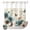 Beige, variant on No Hook Shower Curtain, Teal Tulip Butterfly Shower Curtains for Bathroom with See Through Top Window, Turquoise Floral Farmhouse Beige Waterproof & Washable Bath Curtain Extra Long 72"x96"