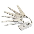 thumbnail image 1 of 3710-6+20Mm Gap Gauge Set Pocket Small Ruler Set Tapered Ruler 1-5-5.5-6-6.5-7.5, 1 of 8