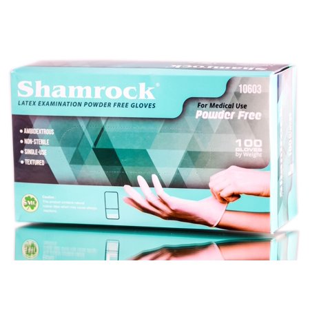 

Shamrock Latex Powder-Free Gloves - Large