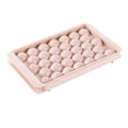 thumbnail image 1 of Ice  Tray Creative Homemade Ice Mold Freezer Tray With Cover For Cocktail FreezerSphere Shape Pink, 1 of 1