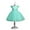 Vert, variante sur Diufon Robe de Princesse pour Filles Tout-Petits Élégante en Dentelle avec Manches à Volants Robe d'Anniversaire pour Enfants Robe de Fête de Mariage