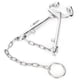 thumbnail image 2 of Cow Nose Pliers Stainless Steel Cattle Nose Ring Pliers with Chain Cattles Traction Clamp, 2 of 4