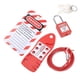 thumbnail image 4 of Cerrojo de bloqueo de cable con forma de pez, Cable ajustable rojo, diámetro 4mm/0,16 pulgadas, longitud 2m/6,6 pies, 4 of 5