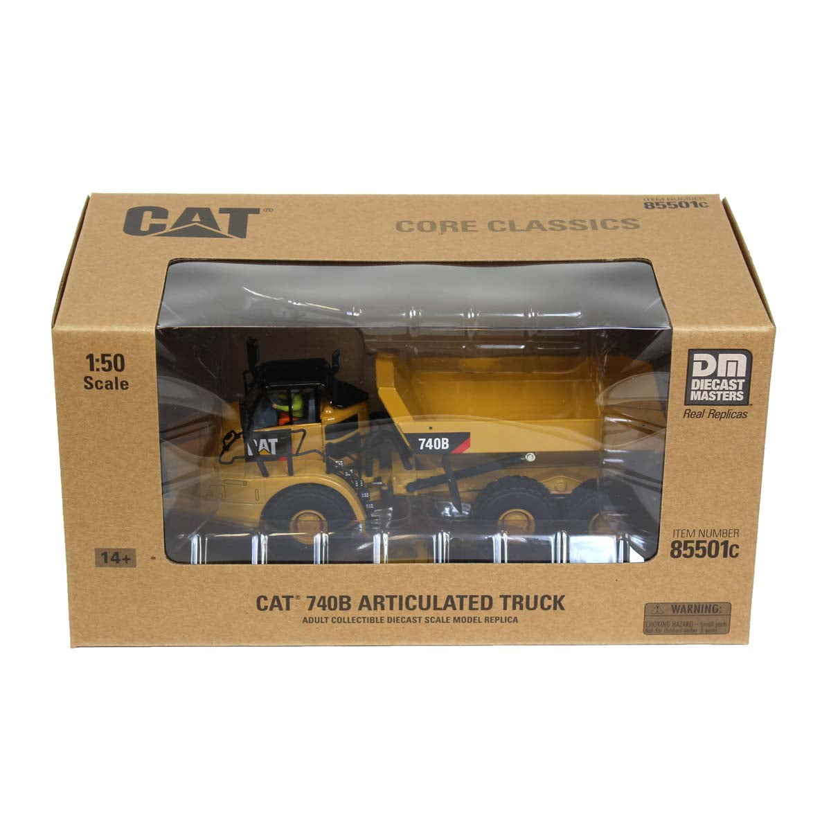 ノースコット　1／50スケール CAT 740B アーティキュレーテッドトラック Amazon.com: for CAT 740B Articulated Hauler/Dump Truck Tin