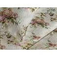 thumbnail image 3 of Ambesonne Floral Vintage Quilted Coverlet 3 Pcs, Nostalgic Love Bloom, Queen Size, Beige Multicolor, 3 of 4