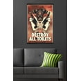 thumbnail image 5 of Skibidi Toilet (2023) - Titan Speakerman Destroy All Toilets Wall Poster with Magnetic Frame, 22.375" x 34", 5 of 5