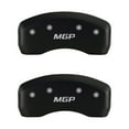 thumbnail image 2 of MGP 4 Caliper Covers Engraved Front & Rear MGP Matte Black finish silver ch, 2 of 2