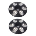 thumbnail image 4 of 2 piezas de aleación de aluminio para bicicleta tapa de vástago Negro Sunnimix Casquillo superior de auriculares de bicicleta, 4 of 6