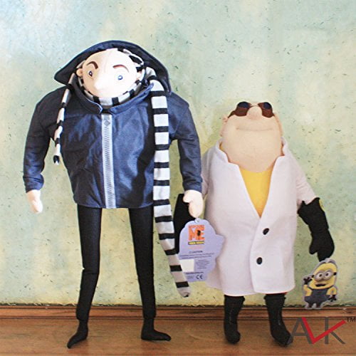 2pcs Lot Despicable Me Papa Gru Doctor Do Ni Farrior Villain Plush Toy Appro 35cm Minion 3d Baby Educational Toys Best Gift Walmart Com