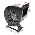 thumbnail image 4 of New 120W Small Dust Exhaust Electric Blower Inflatable Model Centrifugal Blower Air Blower 130FLJ5 ,Control air intake, 4 of 8