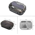 thumbnail image 3 of 304 Stainless Steel Thermal Lunch Box Leakproof Food Storage Containers, Bento Box For Adults,men,wo, 3 of 5