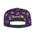 thumbnail image 4 of Easygdp Mardi Gras and Donuts Baseball Cap with Adjustable Flat Suitable for Head Circumference 22.4-23.6 in, 4 of 9