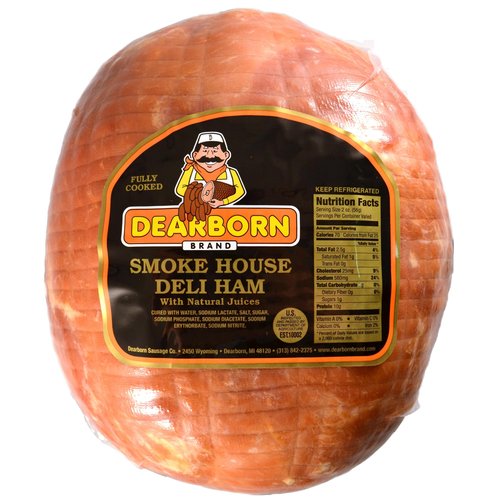 Dearborn Smoke House Ham, Deli Sliced
