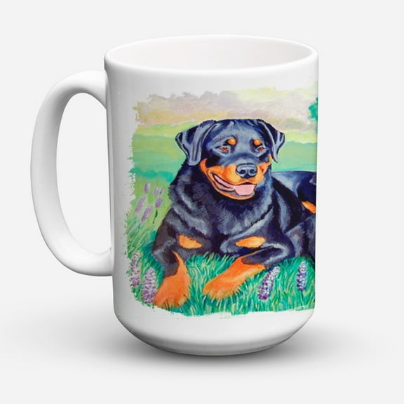 Carolines Treasures 7141CM15 Rottweiler Coffee Mug 15 oz 15 ounce multicolor
