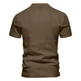 thumbnail image 5 of Mens Vintage Washed Polo Shirts Classic Fit Pullover Shirts Summer Lapel Button Tops Casual Retro Distressed Tee Top, 4XL, 5 of 5