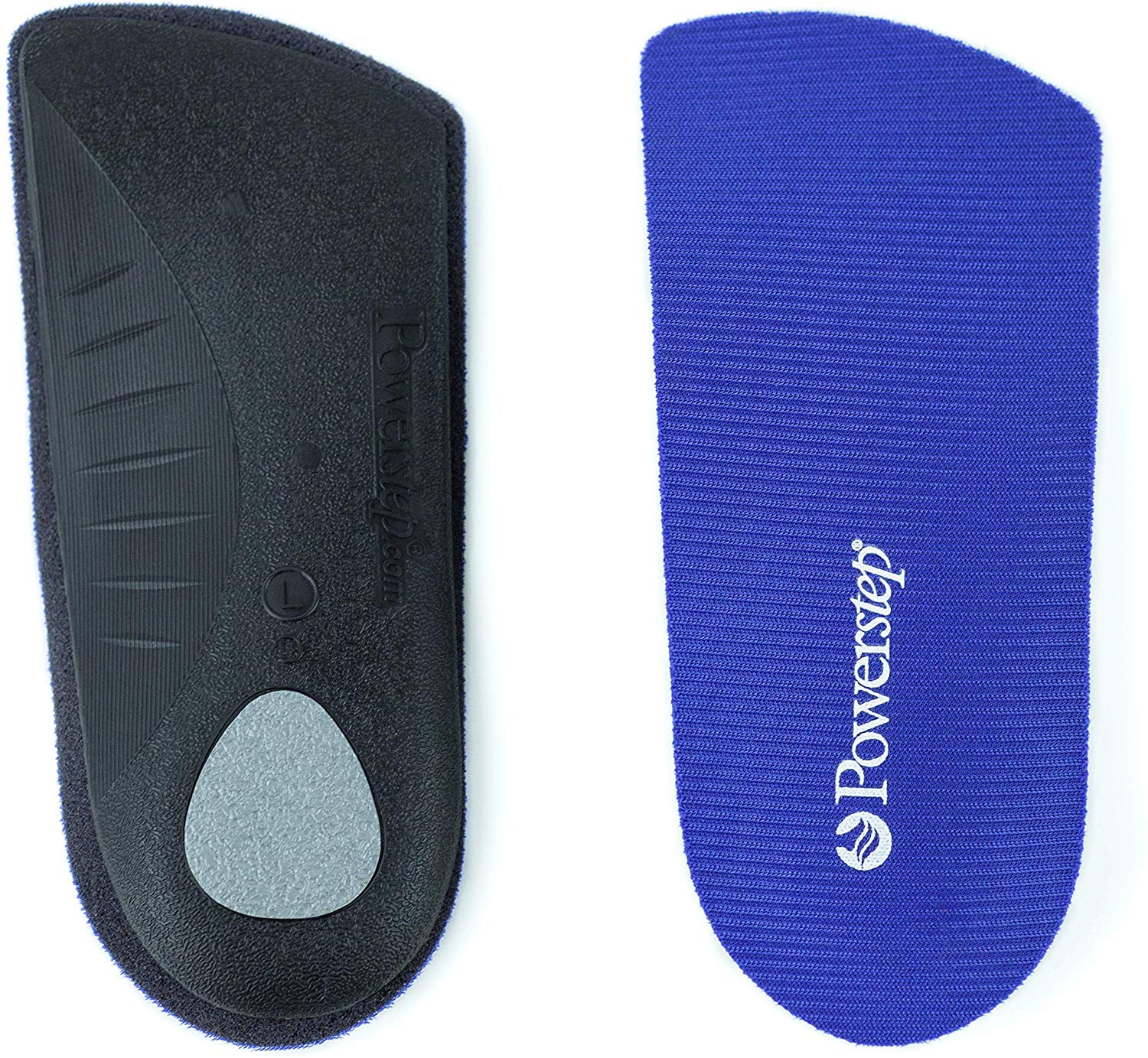 Powerstep Thin Arch Support Shoe Orthotic Inserts Blue Womens 78.5