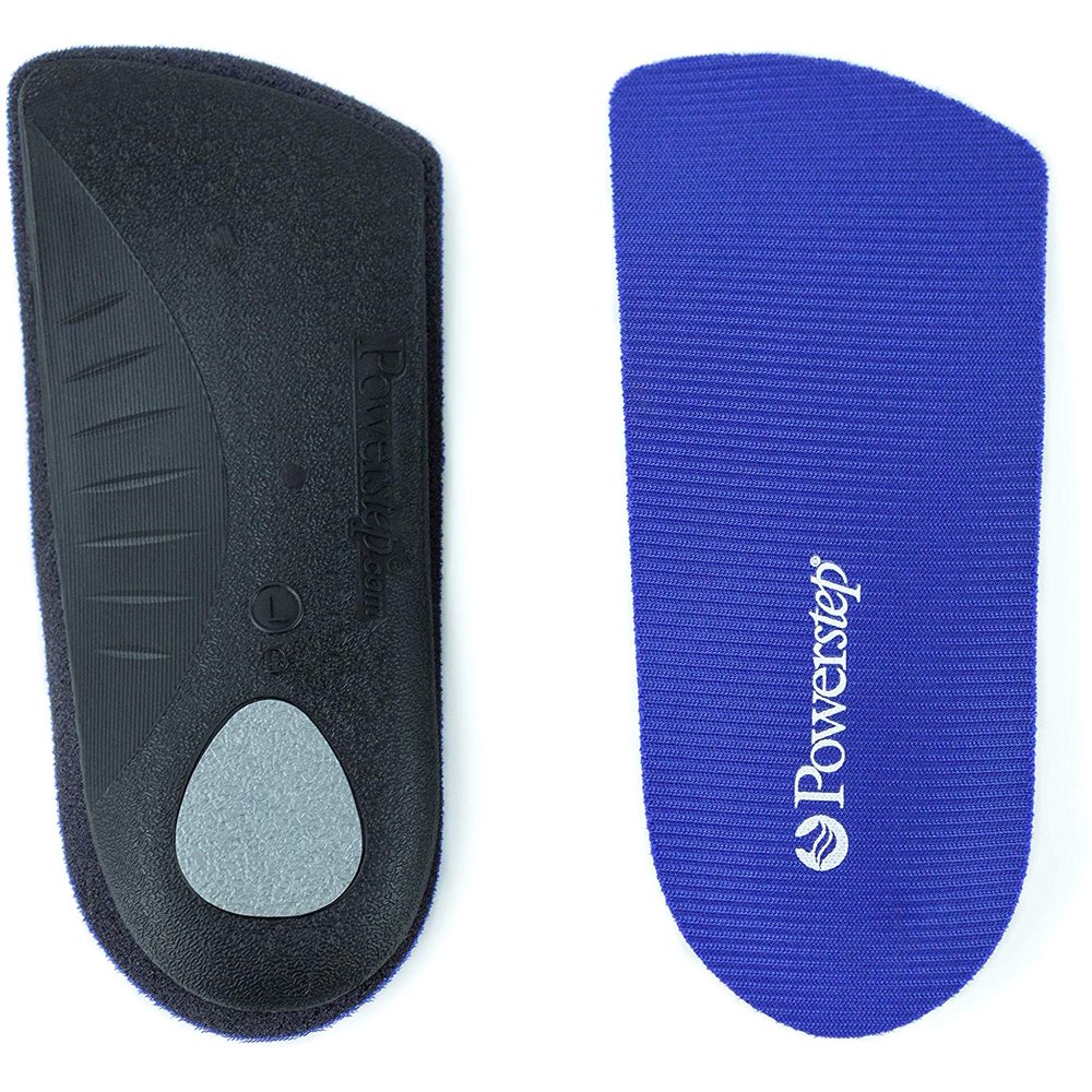 Powerstep Thin Arch Support Shoe Orthotic Inserts Blue Womens 78.5 / Mens 56.5 Walmart