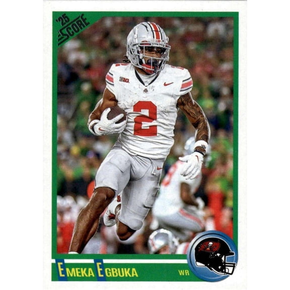 NFL 2025 Panini Score Football Anniversary Emeka Egbuka #8 [Rookie]