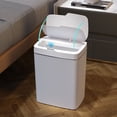 thumbnail image 3 of Bote de basura de inducción automático para el hogar, dormitorio, sala de estar, cocina, inducción con tapa, bote de basura inteligente de gran capacidad, 3 of 6