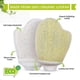 thumbnail image 2 of Exfoliating Loofah-gloves, Bath-sponge Body Skin-scrubber For Use In Shower-gloves, 100% Natural Egyptian Loufa Sponge Exfoliating Mitt Bath Gloves, B, 2 of 5