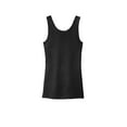 thumbnail image 4 of District Adult Female Women Electric Heather Sleeveless Tank Black 3X-Large, 4 of 4