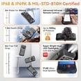 thumbnail image 5 of Blackview XPLEZORE 1 Pro AI 5G Rugged Phone, Android, 15, 20000mAh, 55W, 16GB, 512GB, Black/Orange, 5 of 7