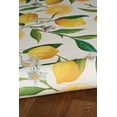 thumbnail image 7 of Linon Home Decor Washable Sumner Area Rug or Runner Collection, Ivory and Yellow, 3' x 5', 7 of 7