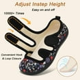 thumbnail image 2 of Barerun Womens Slippers Wide House Shoes Adjustable Diabetic Shoes, 2 of 6
