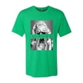 thumbnail image 2 of Wild Bobby, Marilyn Savage Bandana, Streetwear, Men Premium Tri Blend Tee, Envy, X-Large, 2 of 4