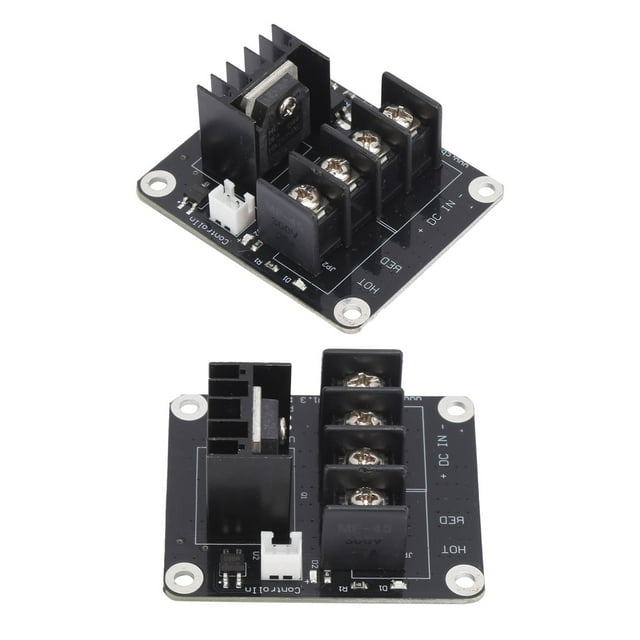 Loewten 2 Pcs Module d'Alimentation pour Lit Chauffant Accessoire de Remplacement pour Imprimante 3D, Module d'Alimentation pour Lit Chauffant, Module d'Alimentation pour Lit Chauffant Imprimante 3D