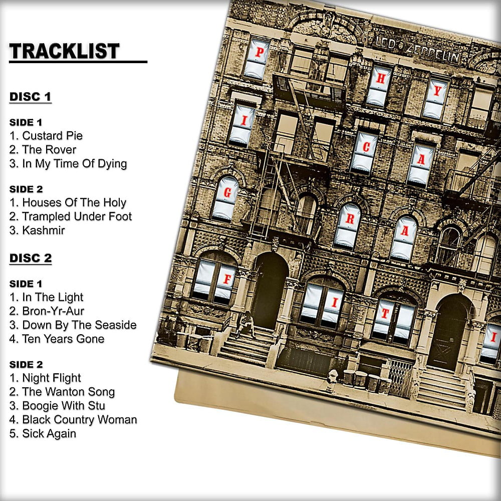 Led Zeppelin - Graffiti físico (Vinilo) – Del Bravo Record Shop