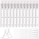 thumbnail image 1 of 38 frascos pulverizadores graduados de vidrio transparente de 10 ml, rellenables, para perfumes, aceites esenciales y líquidos., 1 of 5