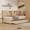 Natural, variant on Harper & Bright Designs Twin Size Daybed with Trundle and Bookcase, L Shaped Daybed with Shelves & USB Ports for Boys Girls Adults, Natural