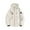 White, variant on Men's Outdoor Hiking Jacket, Adjustable Hood Multi-Pocket Zipper Coat, Waterproof Windproof Rainwear for Trekking Camping and Daily Use (OUTDOORS),White 3XL