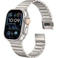 thumbnail image 4 of VeveXiao Rugged Titanium Strap for Apple Watch Ultra 2 Band 49mm 46mm 45mm 44mm, Titanium Metal Link Bracelet with Magnetic Buckle Strap for iWatch Ultra Series 10 9 8 7 SE 6 5 4, 4 of 7