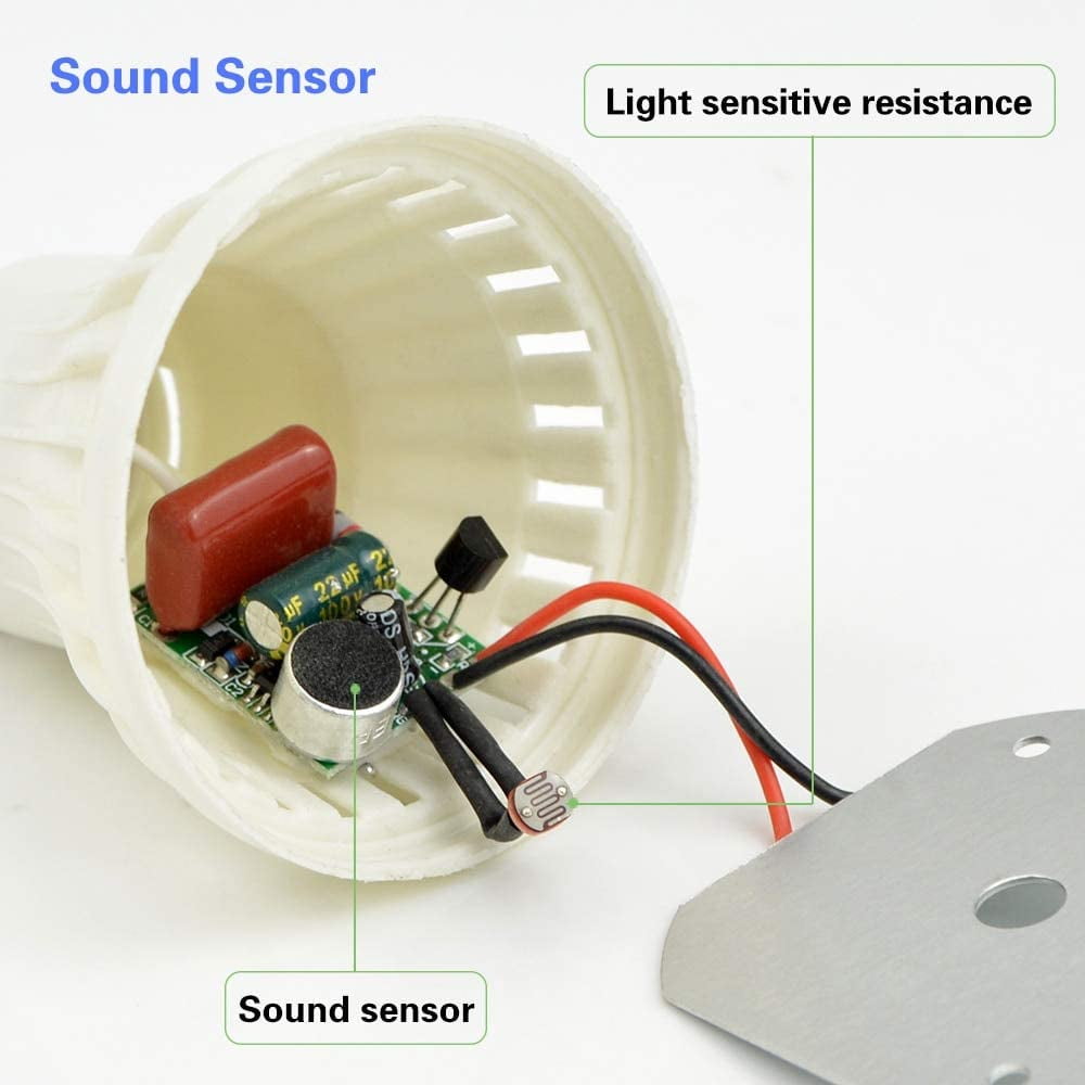 LED PIR Motion Sensor Bulb Sound Sensor Bulbs 3W 5W 7W 9W 12W Stairs Night Light 