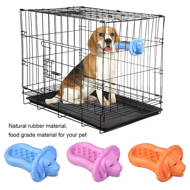 Dog top biting crate