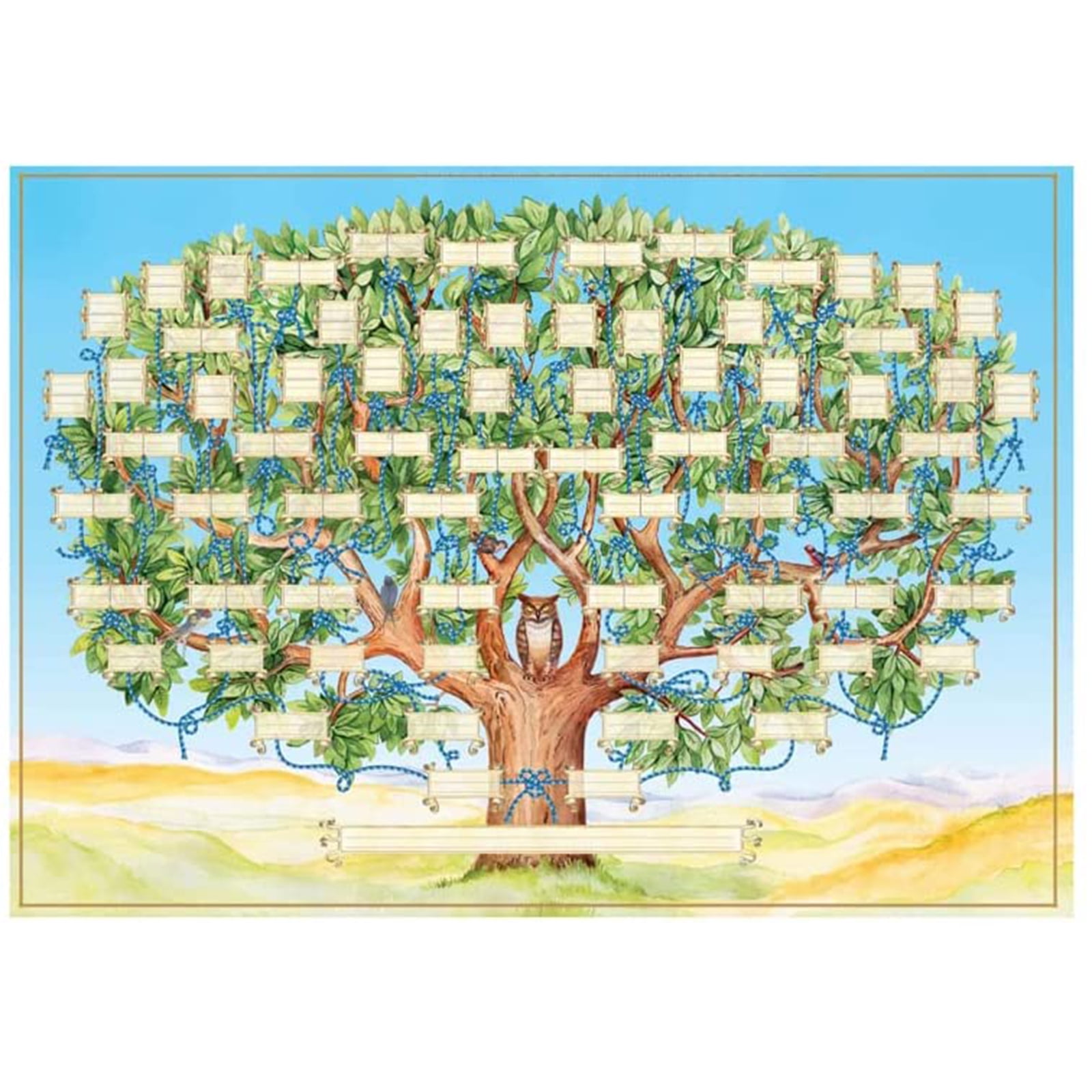Family's Memory Cool Family Tree Life Tree With Numbers - Temu
