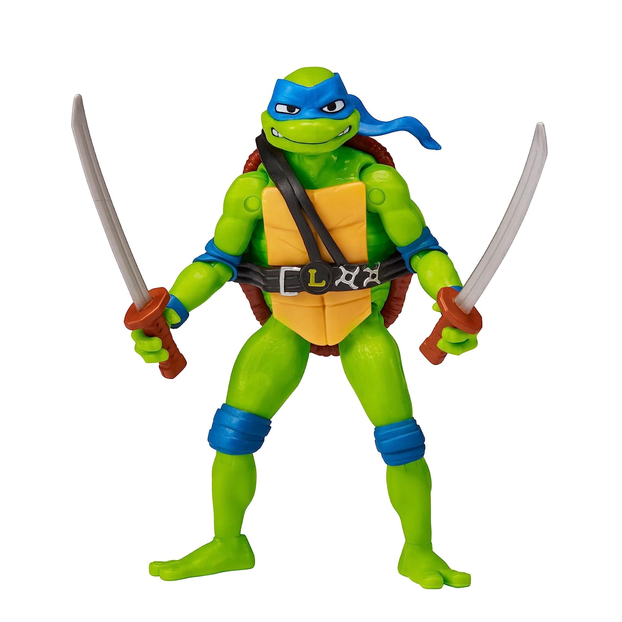 Teenage Mutant Ninja Turtles: Mutant Mayhem 5.5” Leonardo Deluxe Ninja  Shouts Figure by Playmates Toys