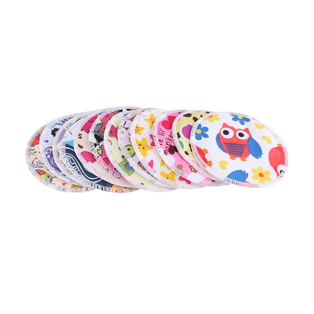 Almohadillas 12 Uds. Almohadillas De Lactancia Antiderrames De Fibra De Bambú Lavables Suaves Almohadilla De Lactancia De Maternidad