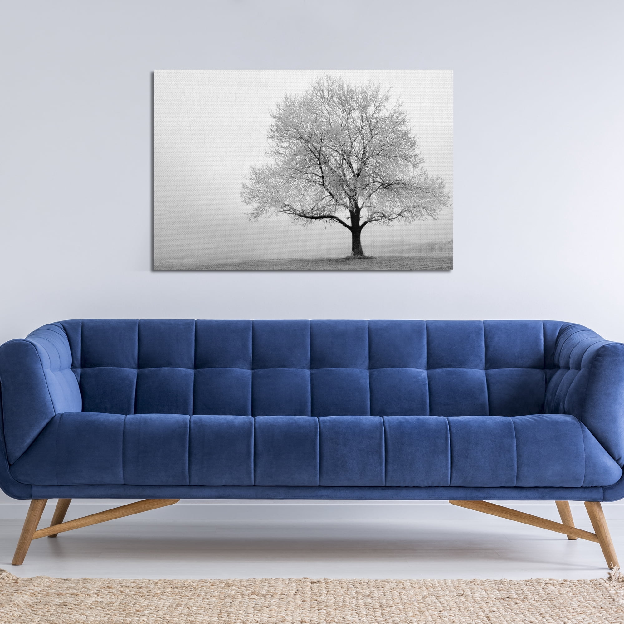 Masterpiece Art Gallery Winter Tree Serenity by Ilona Wellmann Canvas Photo Art Print 24" x 36"