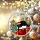 thumbnail image 2 of Gibobby Colgante de Navidad de animales lindos Colgante de Navidad Artesanía Adornos de decoración de Navidad(G), 2 of 5
