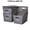 Gray, variant on 4/8 Pack Stackable Plastic Storage Bins With Lids, 10"x7"x4" Space Saving Closet Desk Dorm Playroom Office Organizer Containers Bonus File Organizer BagPerfect Easter Mother’s Day Housewarming Gift