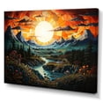 thumbnail image 2 of Designart "Mandala Sky Asian Painting II" Asian Canvas Wall Art, 2 of 5