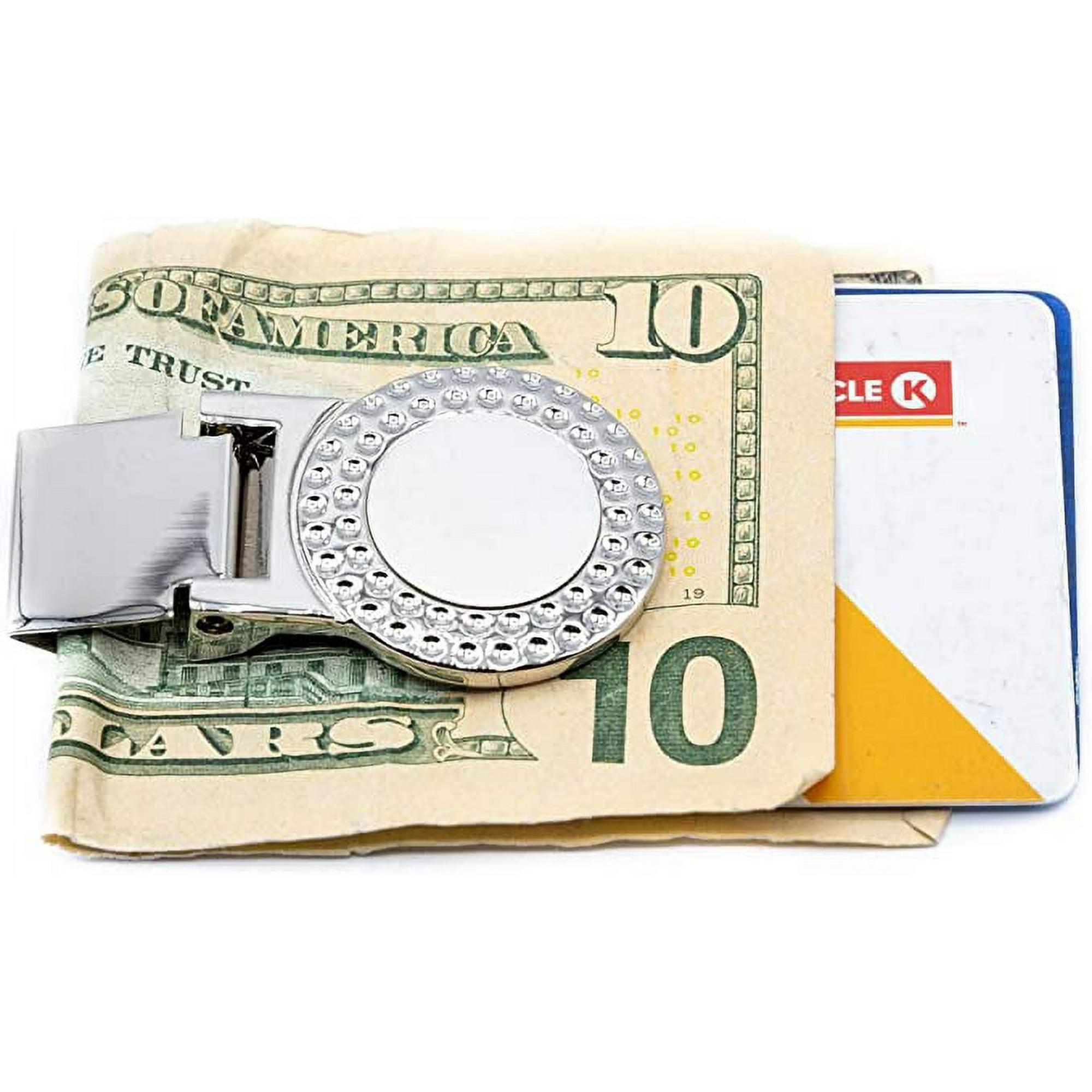 Dollar Steel Stainless Steel Hinged Money Clip