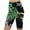 Green, variant on IROINNID Bermuda Shorts for Women Yoga Leggings Fitness Running Gym Ladies Printed Sports Active Pants Shorts,Yellow