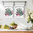 thumbnail image 3 of Tropical Plants Kitchen Towels Set of 3, Country Summer Botanical Cactus Plants Absorbent Dish Towels for Kitchen, Microfiber Hand Towel, Quick Drying Tea Towel for Cleaning Decorative Dishcloths, 3 of 7