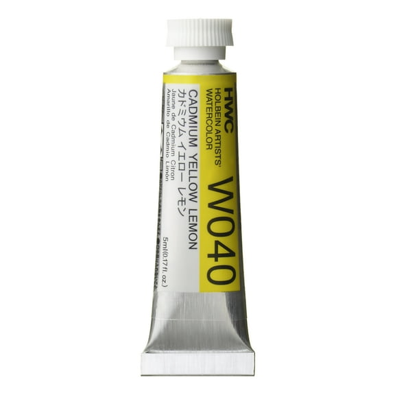 Holbein Artists' Watercolor, 5ml, Cadmium Yellow Lemon